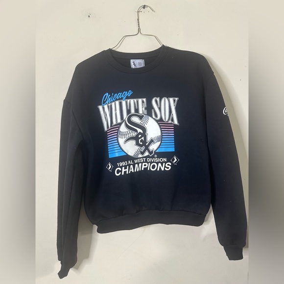 Chicago White Sox SGA Black Sweatshirt 1993 AL West Champs Size M Coca Cola - Picture 1 of 7